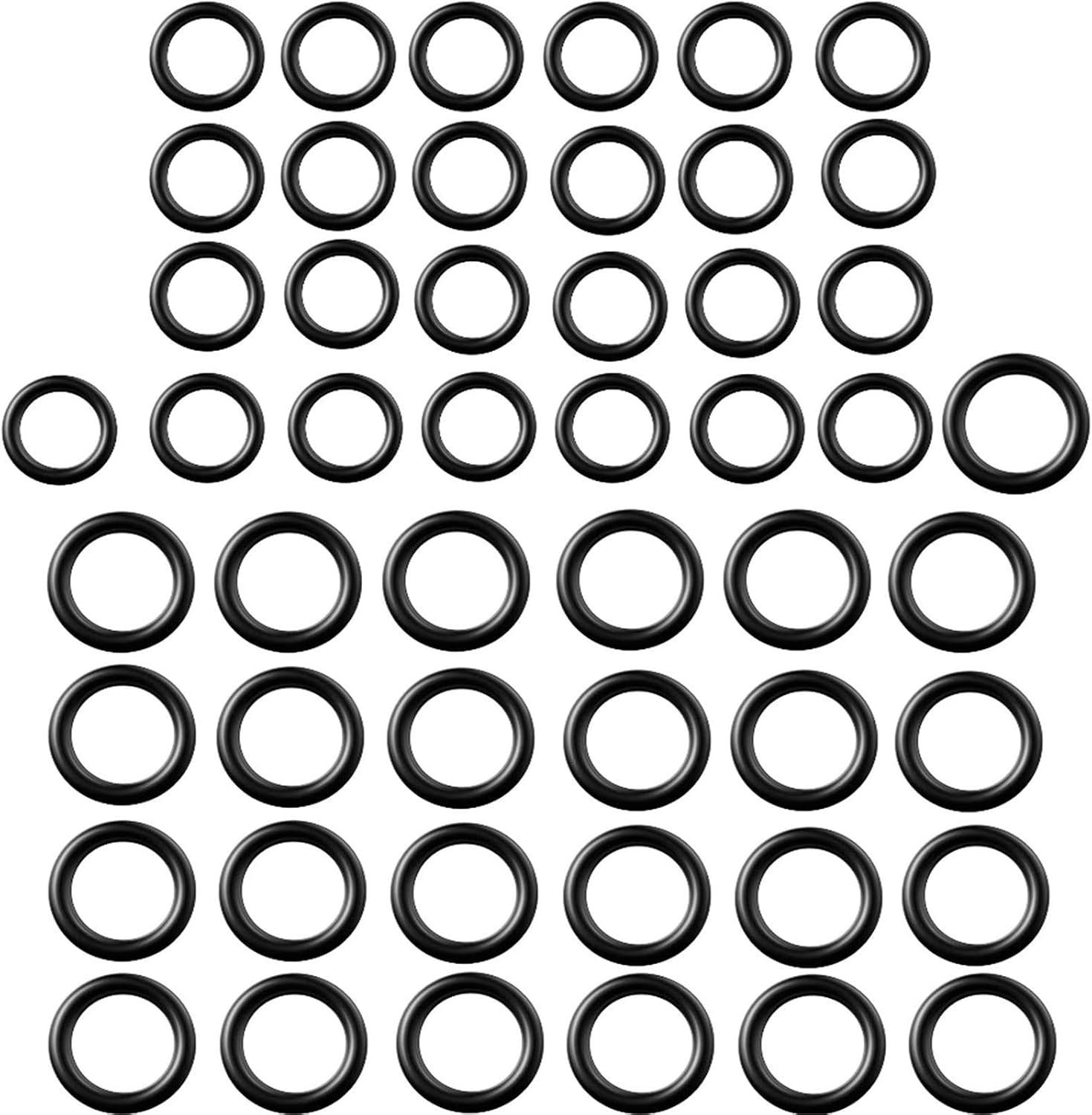 Universal O-Ring Kit – 50 Pcs for 1/4 in, 3/8 in, M22 Pressure Washer Connectors