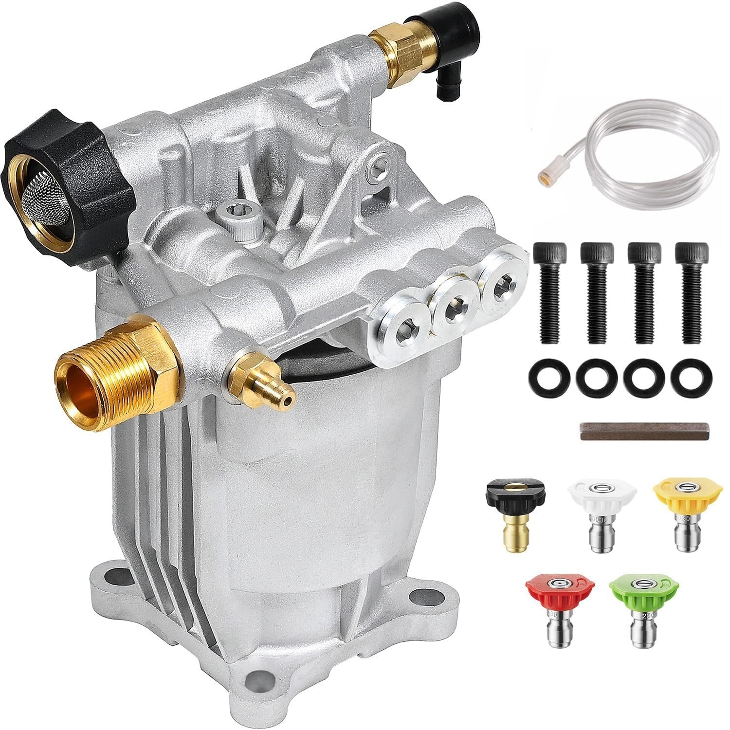 3/4″ Shaft Horizontal Pressure Washer Pump 3400 PSI 2.5 GPM | Fits Homelite, Tro
