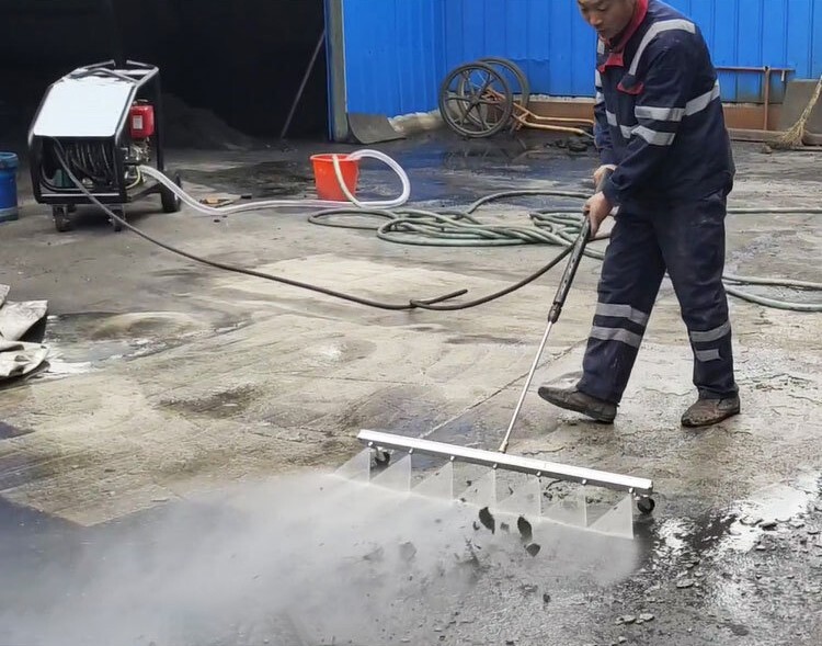 25.6″ Pressure Washer Surface Cleaner Water Broom Undercarrige Car Clean Brush