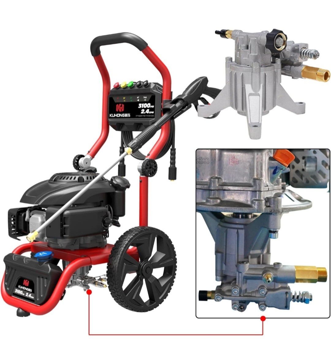 Biswing Pressure Washer Pump Power Washer Pump 7/8″ Shaft Vertical3400 PSI2.5GPM