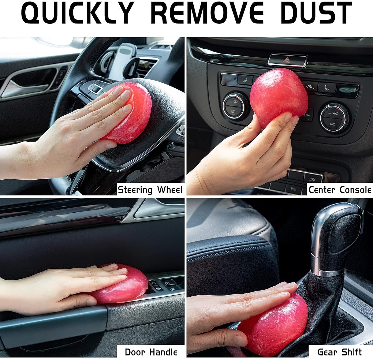 TICARVE Car Cleaning Gel Detailing Putty Auto Rose red