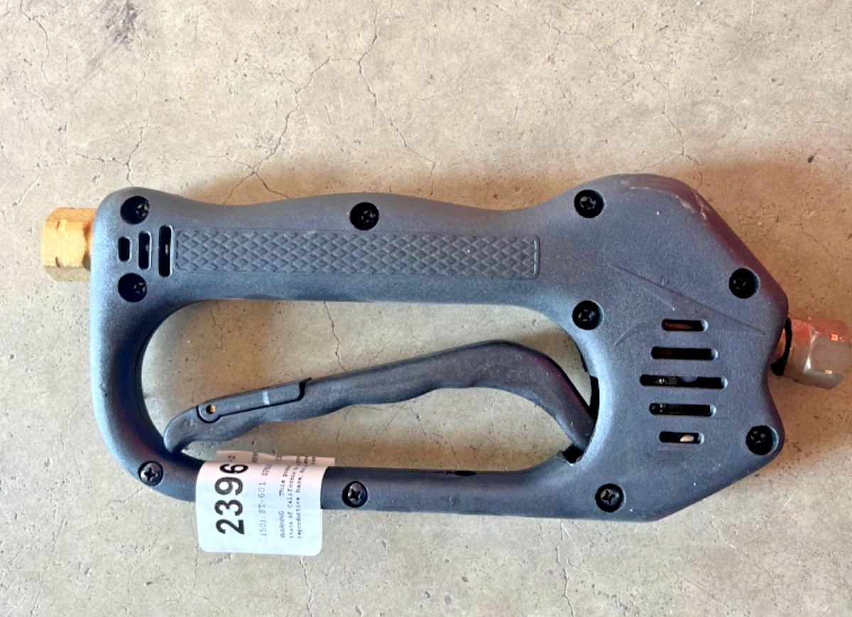 Linear Pressure Washer Straight Handle Trigger Gun 4000 PSI 3/8 Inlet 1/4 Outlet
