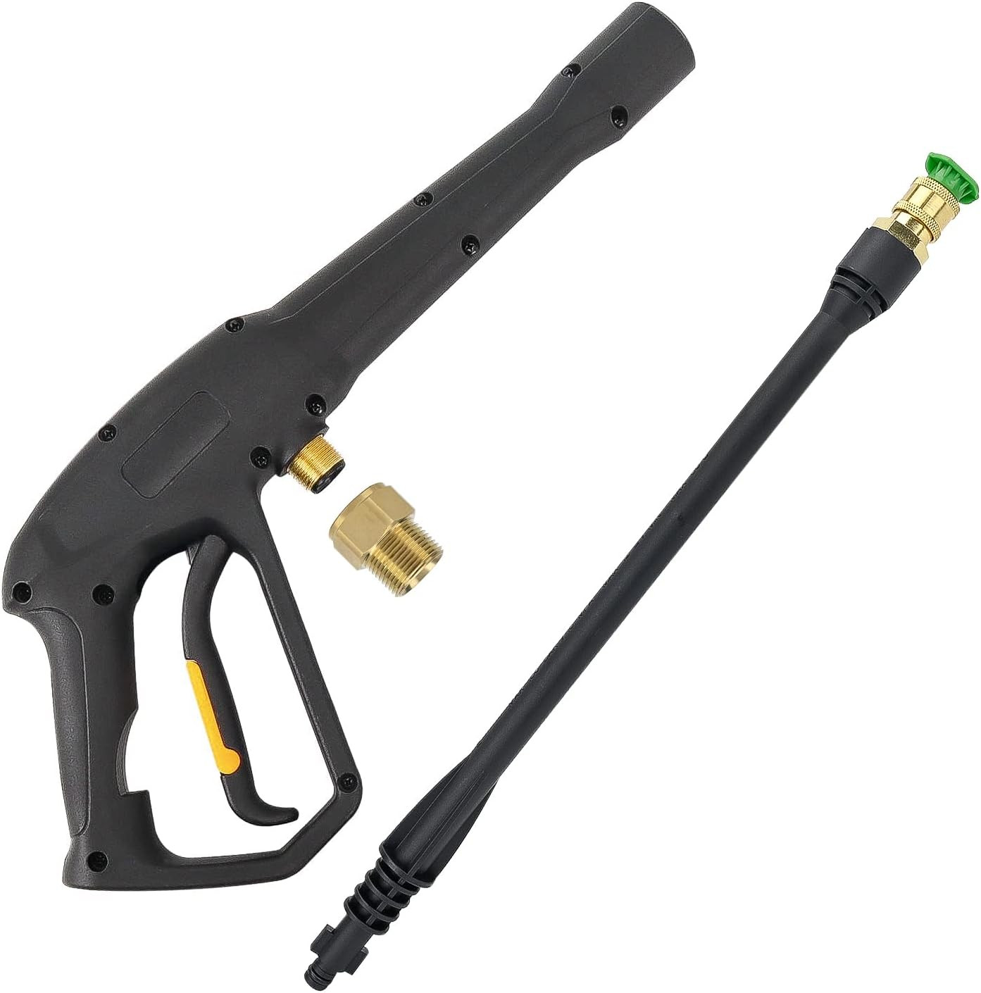 High Pressure Water Spray Gun Wand Jet Nozzle Tips, Power Washer Water Gun Compa