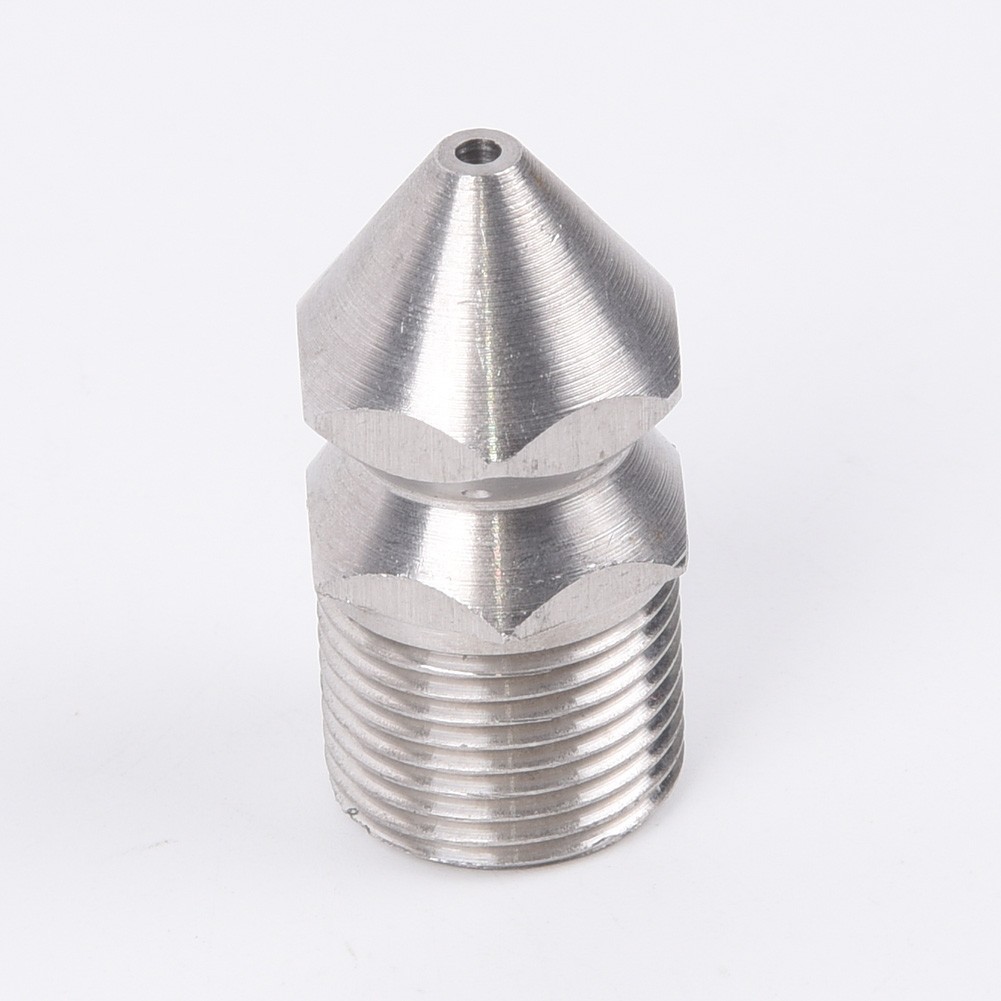 Washer Nozzle Cleaner Sewer Head Hose Drain 3/8BSP Male Steel Brass Rustproof