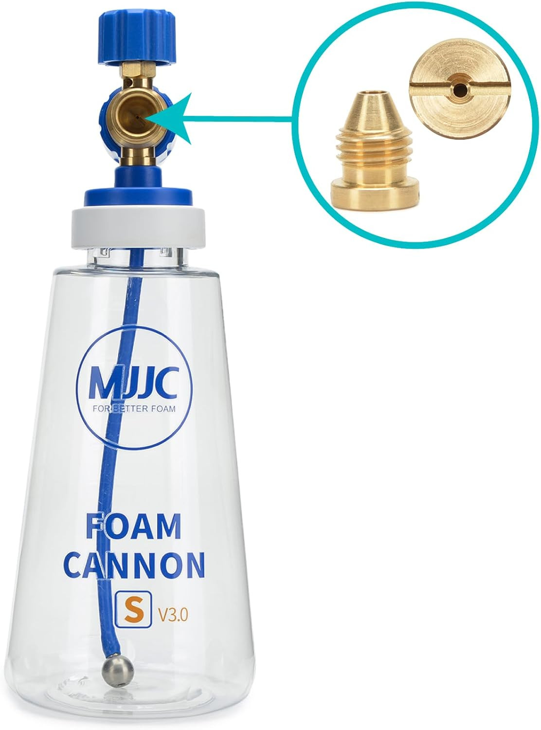 MJJC Foam Cannon Orifice Nozzle (1.35Mm Orifice Nozzle for 2176 PSI ~ 4061 PSI P