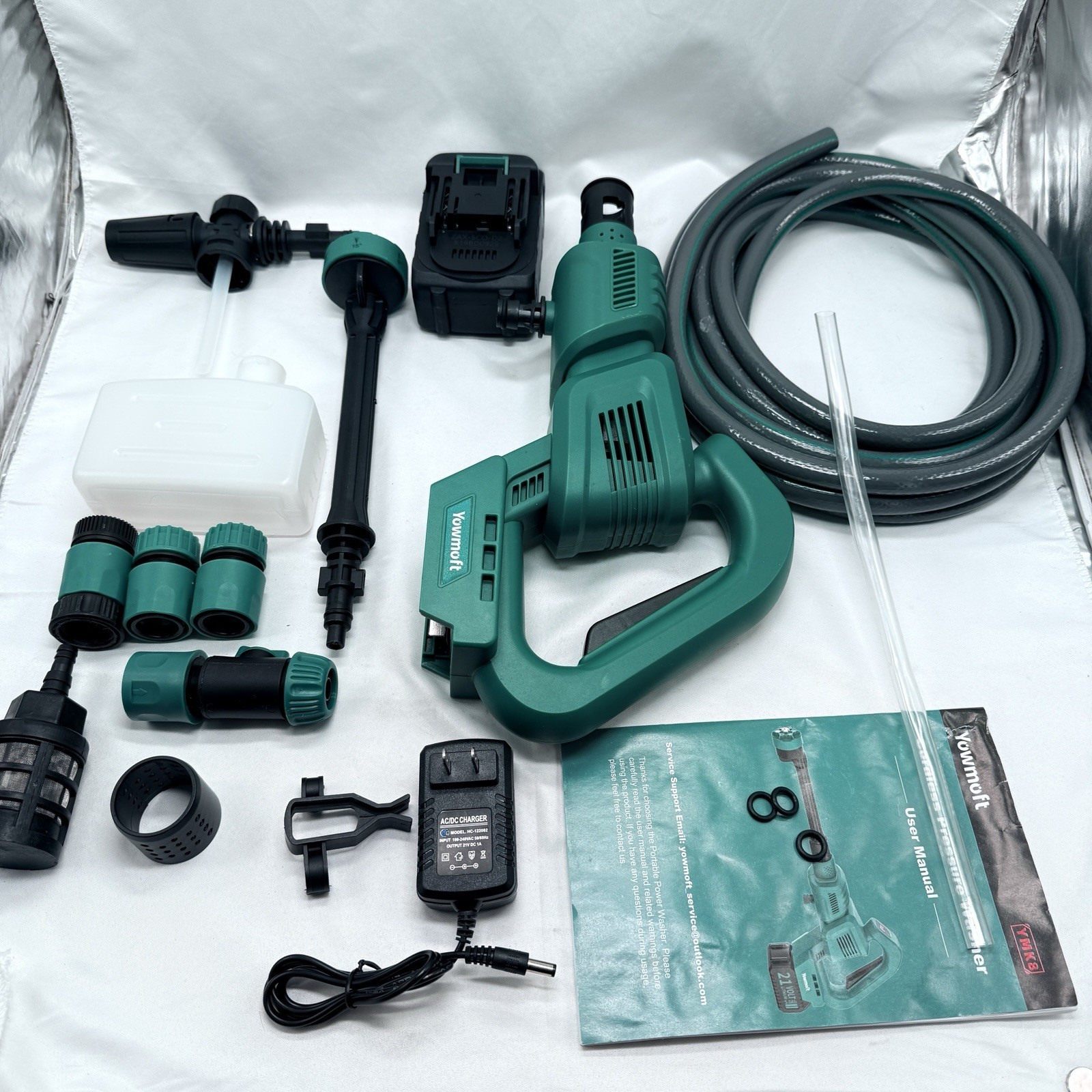 Cordless Pressure Washer, 970PSI Portable Pressure Washer Compatible with Makita