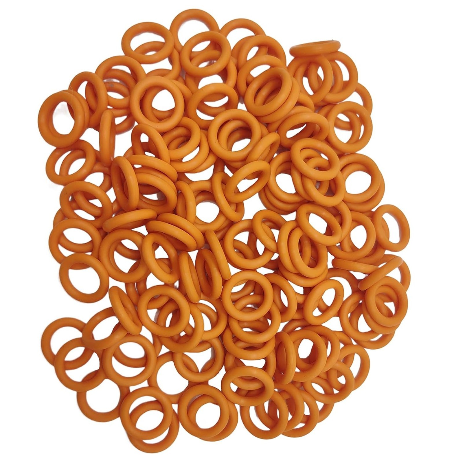 1/4 Pressure Washer Quick Coupler O-Rings Kit 100 Pieces Orange Seal Fittings