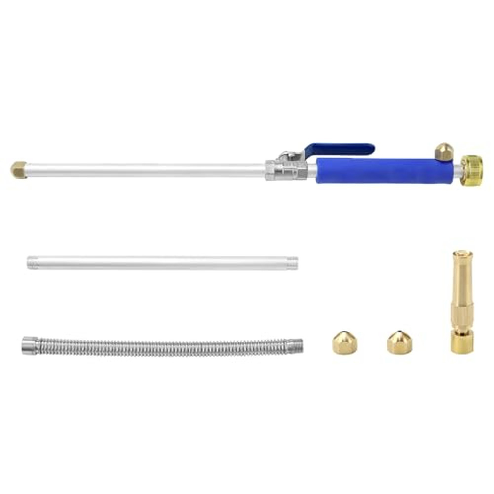 Lightweight High Pressure Nozzle Wand for Easy Handling During Outdoor Cleaning