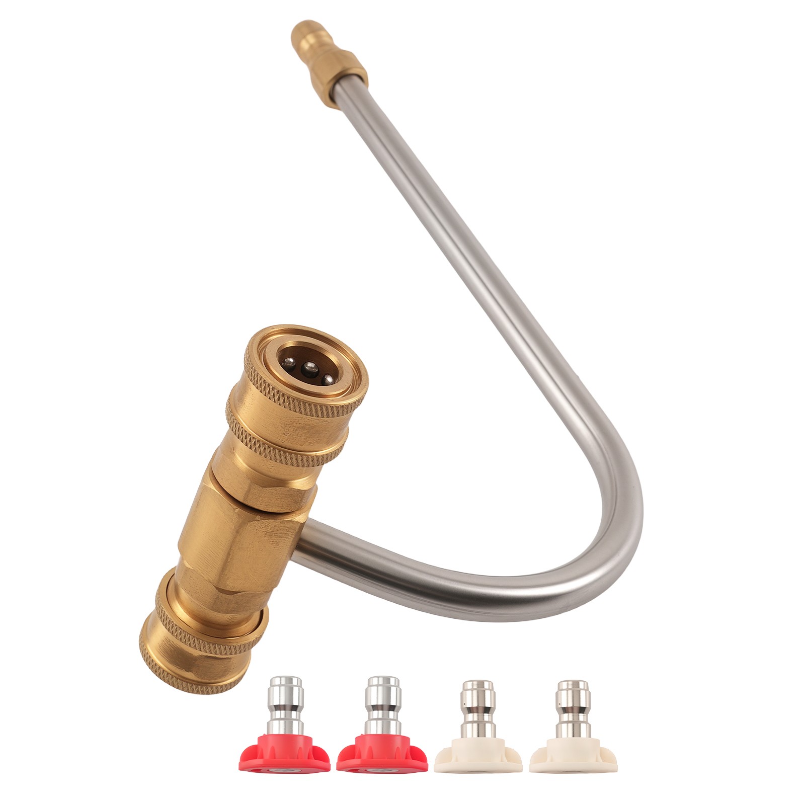 Gutter Cleaning Wand 4000PSI with Multi-Directional Spray for Pressure Washer