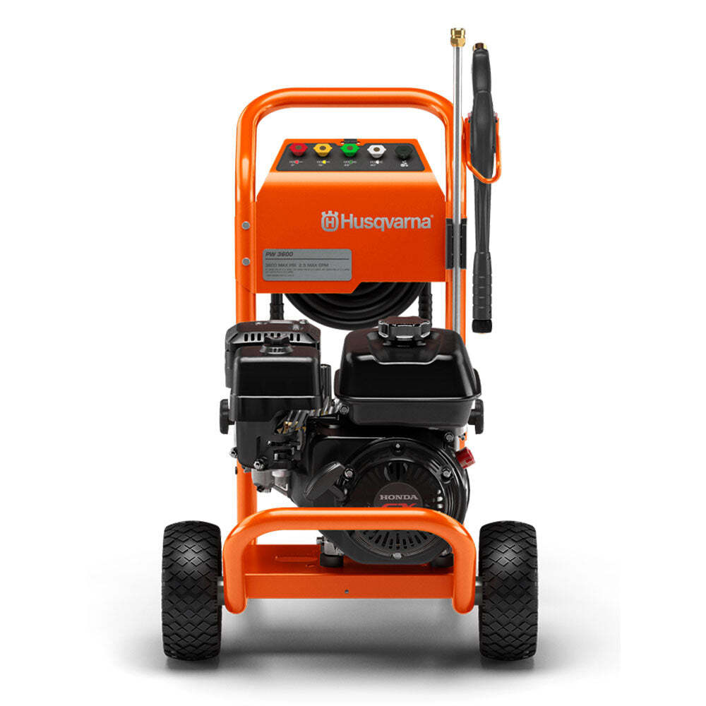 Husqvarna 967979401 HH36 2.5 GPM 3600 PSI Pressure Washer w/ 50 ft Flexible Hose