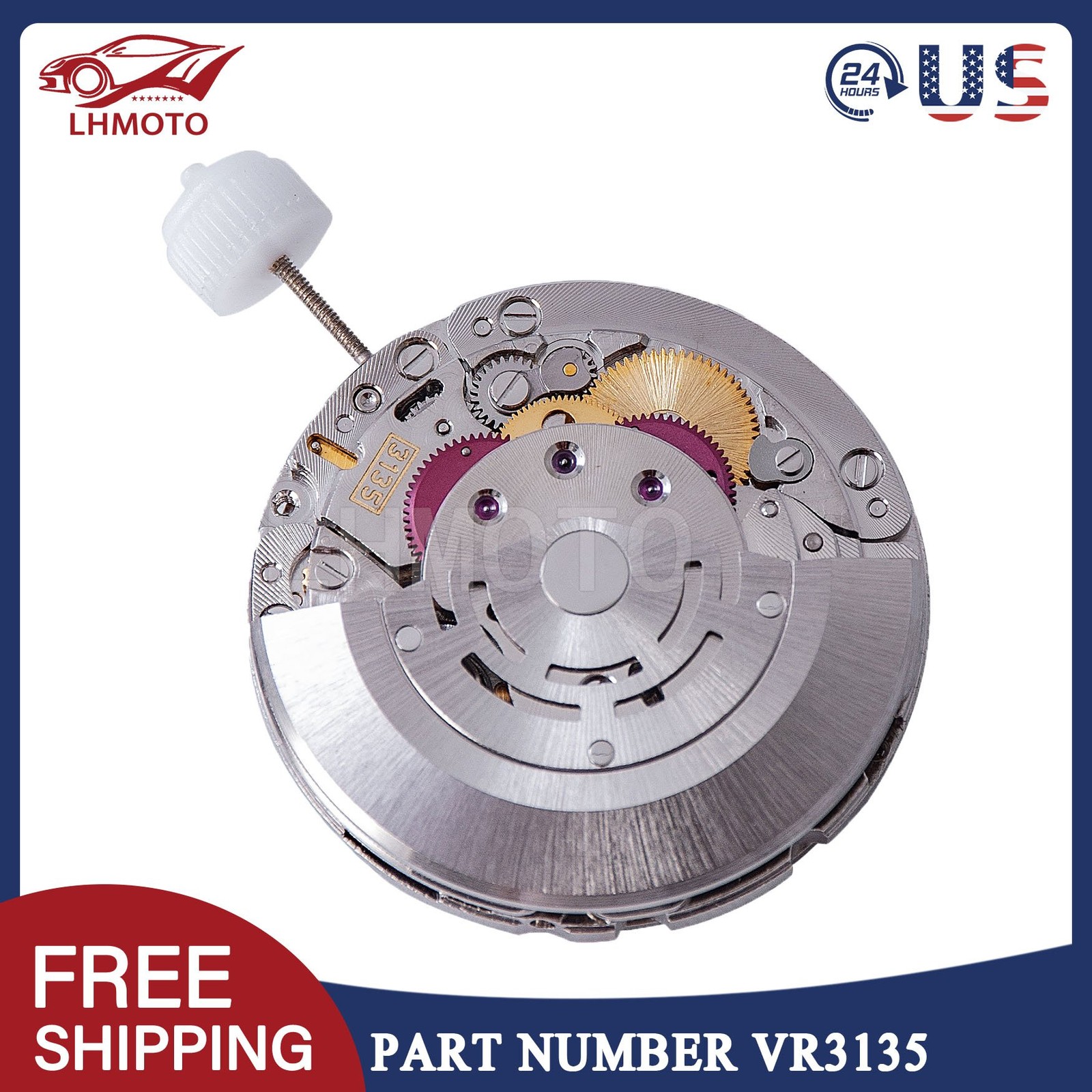 For Sub Series Top Fit VR3135 Automatic Mechanical Movement Small Disc VR3135