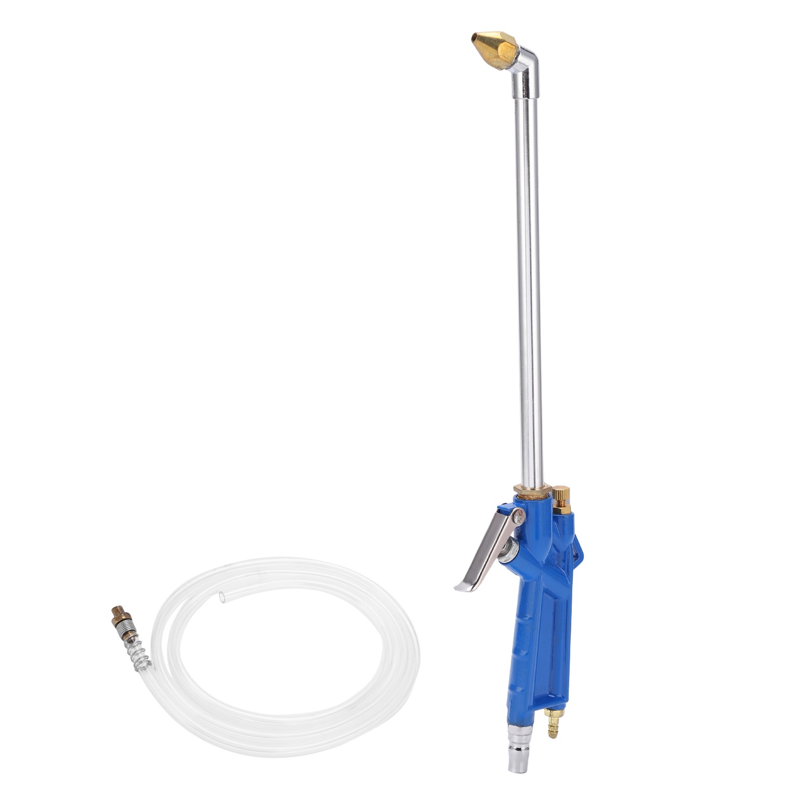 Car Washer Water Spray Gun Steel With 120cm/47in Long Hose Universal For Engine