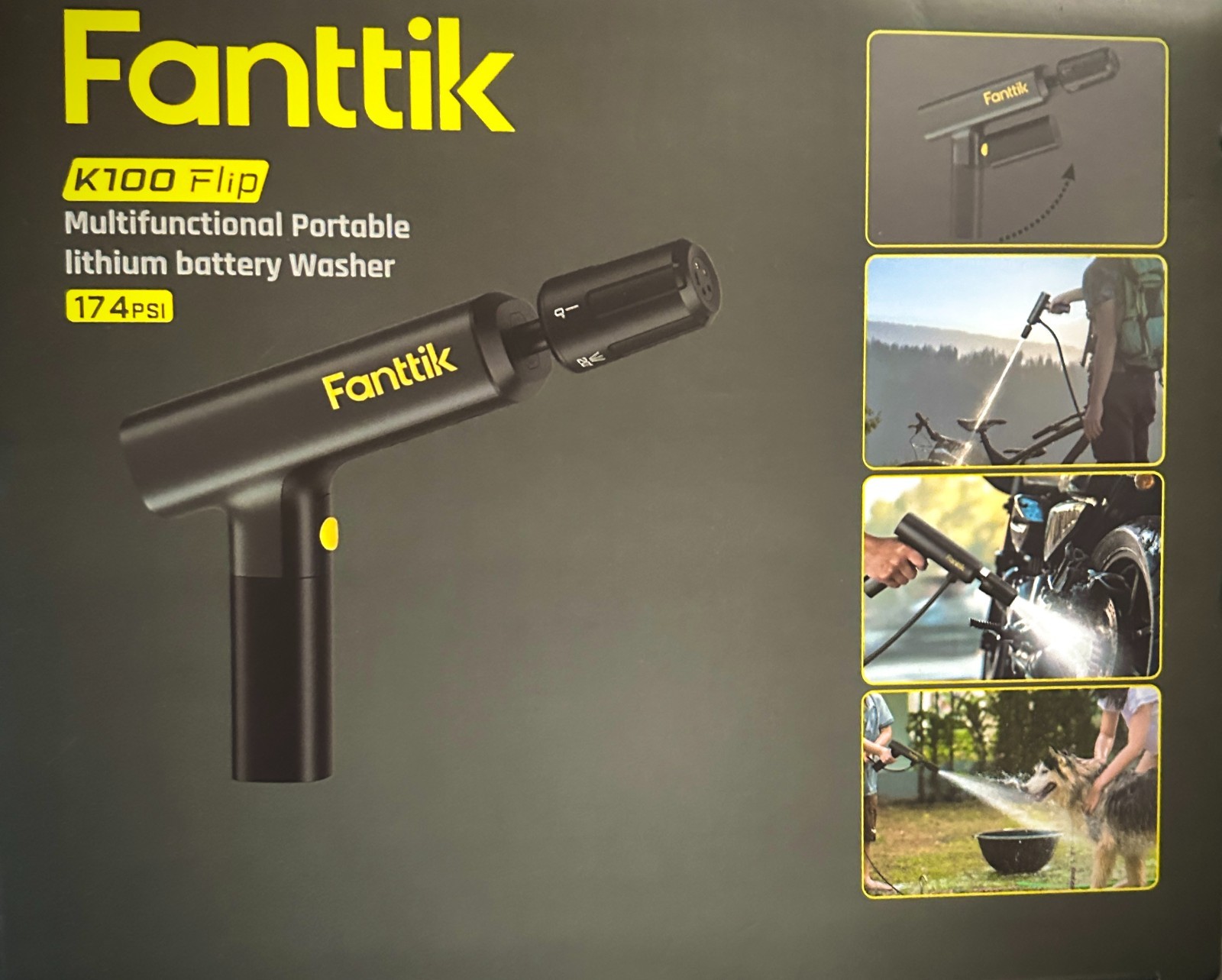 Portable Cordless (USB C Charge) Pressure Washer
