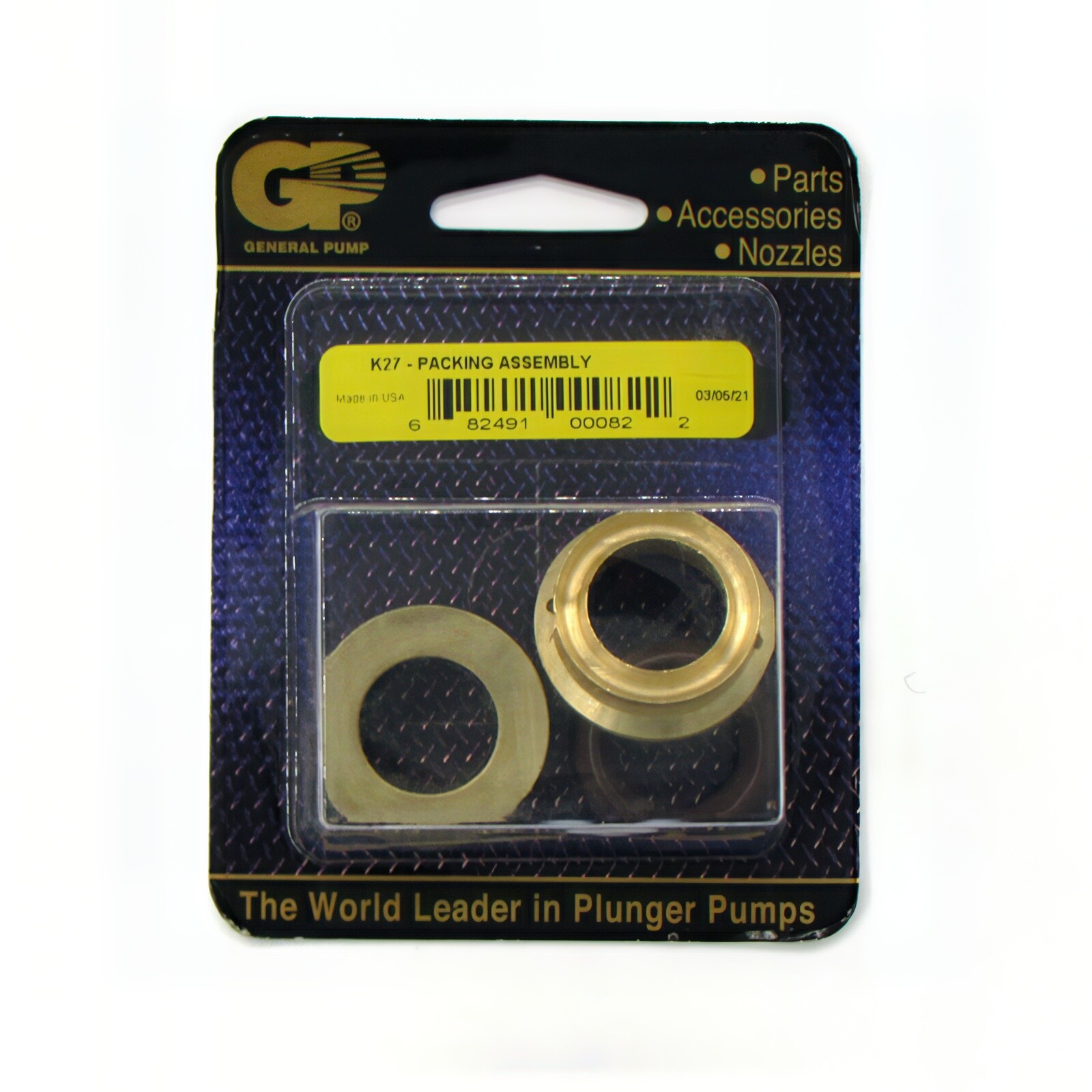 General Pump Kit 27, Long Packing Assembly, 20mm