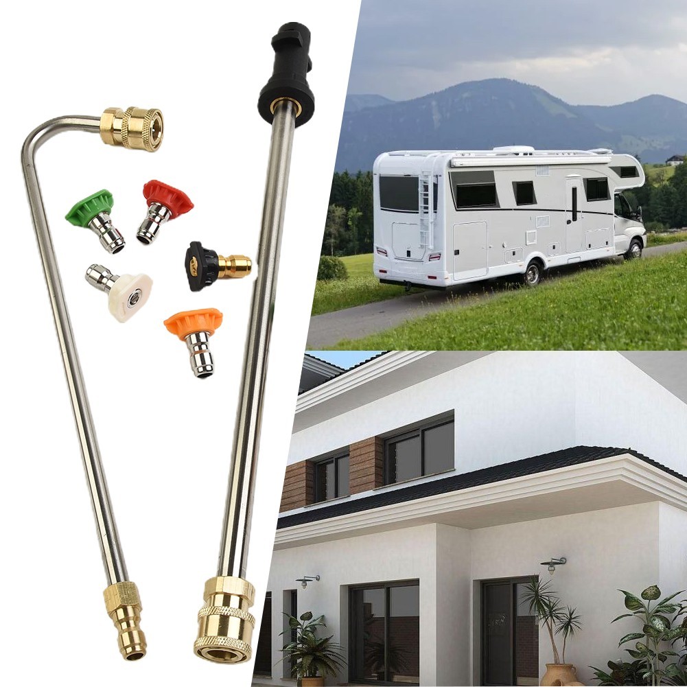 Extension Wand Gardening Home U Pressure Washer Angled Easy To Install
