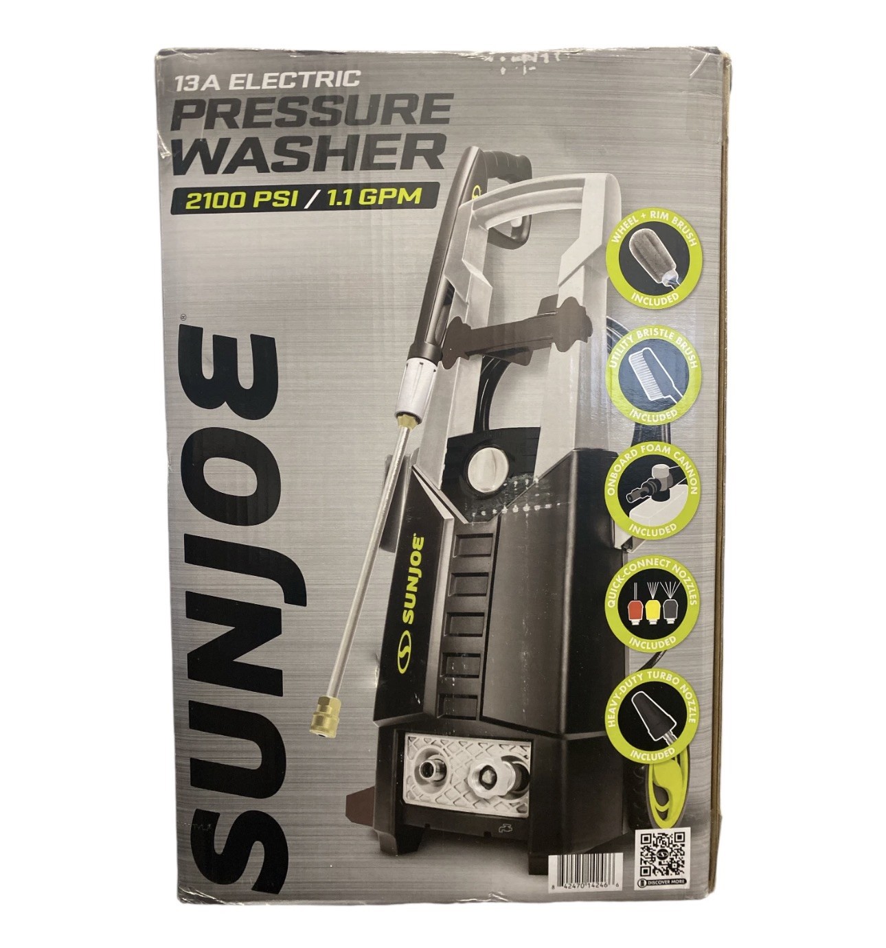 Sun Joe Electric Pressure Washer,2100-PSI w/ 2-pcBrush Kit