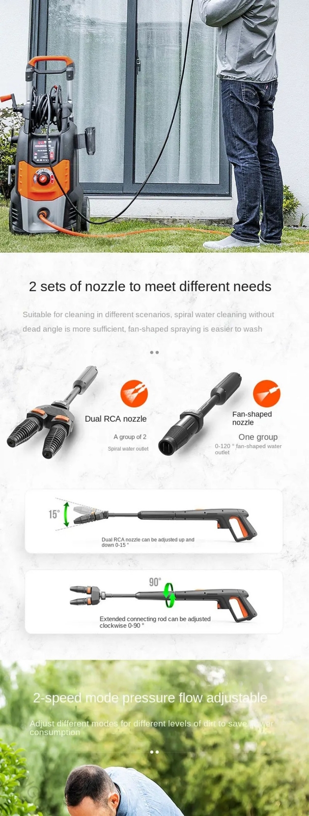 2800W220V Household High-pressure Car Washing Machine/High-pressure Water Gun