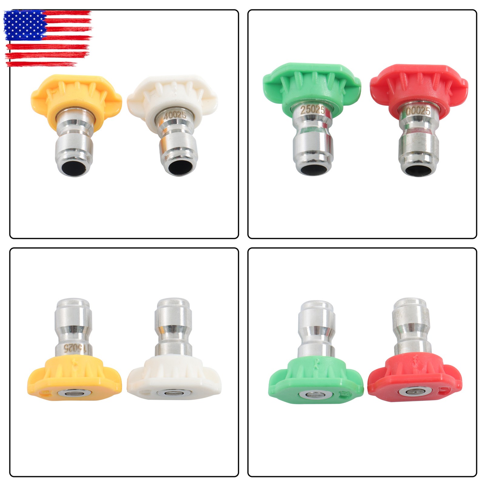 Rotating High Pressure Turbine Nozzle Set with 5 Spray Nozzles 1/4 inch 3600 PSI