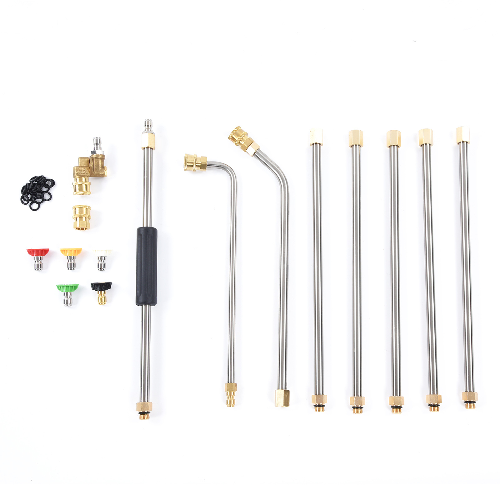 Pressure Washer Extension Wand Lance Accessory Tool Set Kit For Washing