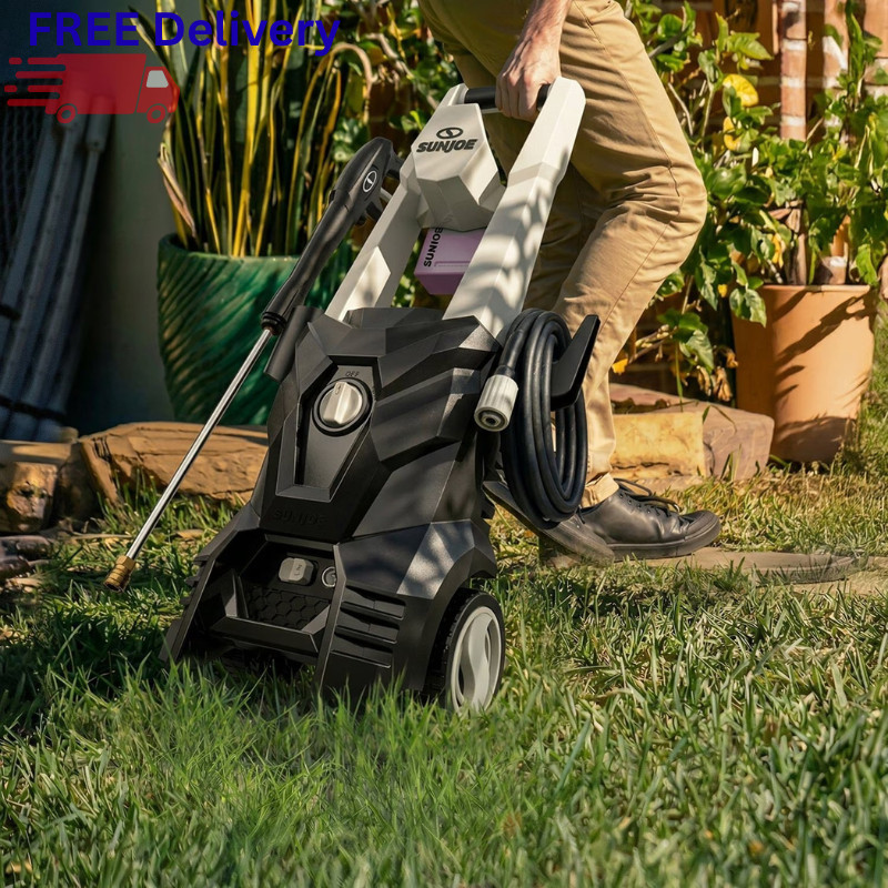 Sun Joe Electric Pressure Washer 2000 PSI 1.7 GPM 13-Amp Power Foamer Cannon New