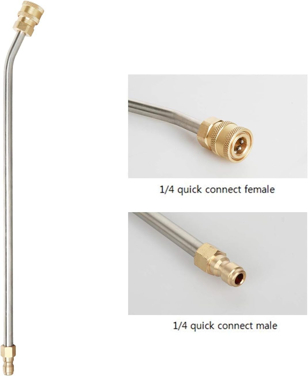 4000PSI High Pressure Car Power Washer Spray Gun Wand 14″ Extension Lance Nozzle