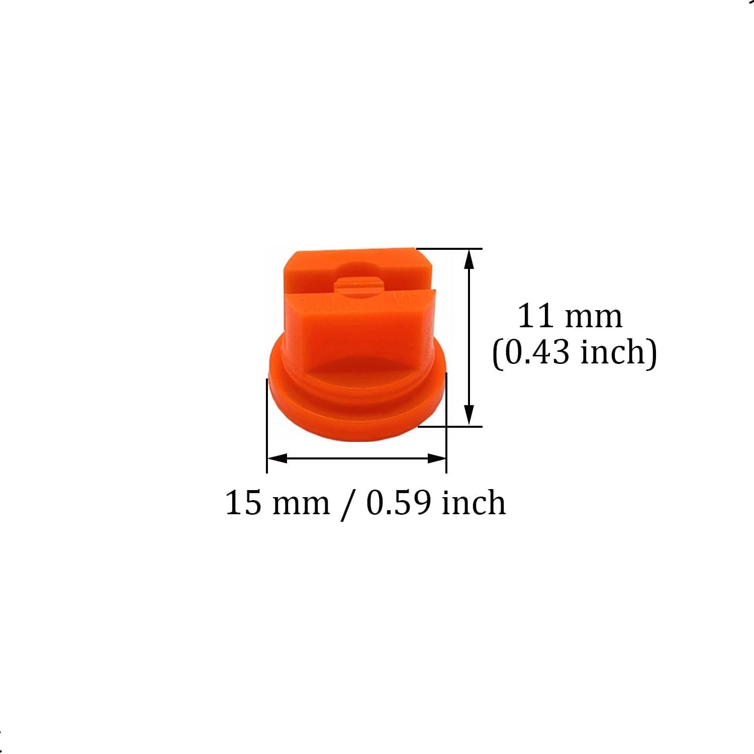 Universal 7Pcs Spray Nozzle Tips – 110° Flow for Garden & Agricultural Use
