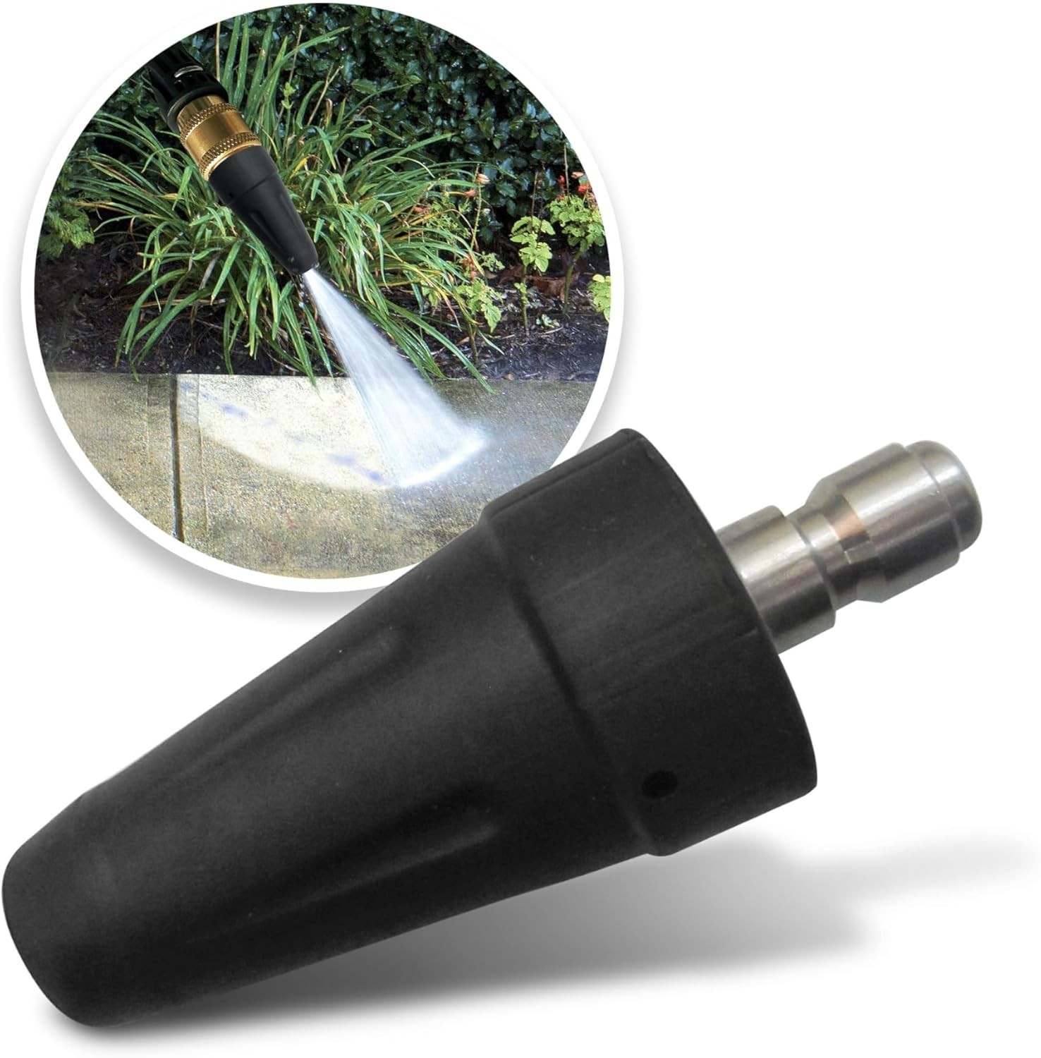 Effortless Cleaning with 1/4-Inch Turbo Spray Nozzle for Pressure Washers