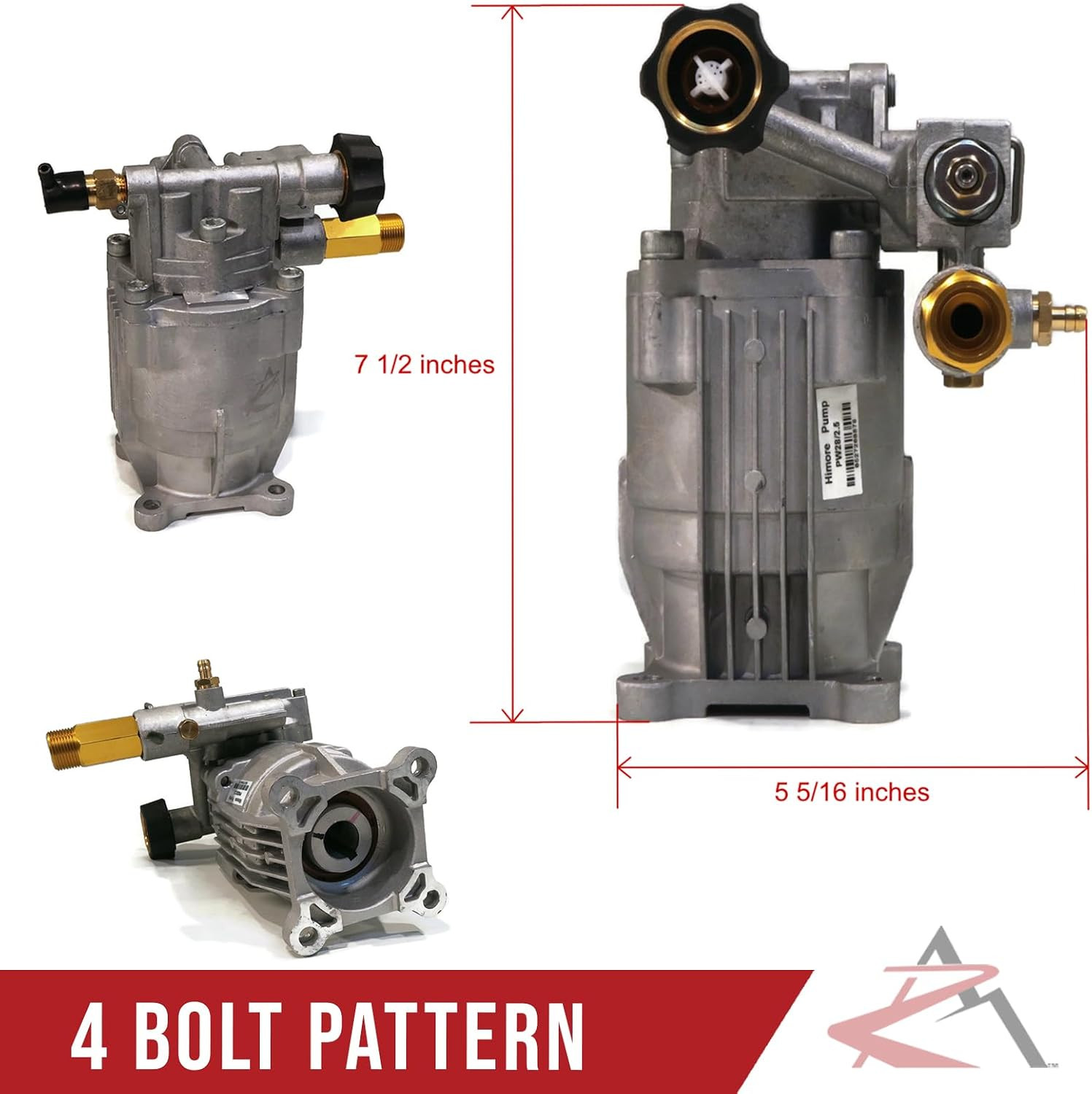 Homelite Universal POWER PRESSURE WASHER WATER PUMP 3100 Psi 2.5 Gpm Fits MANY M