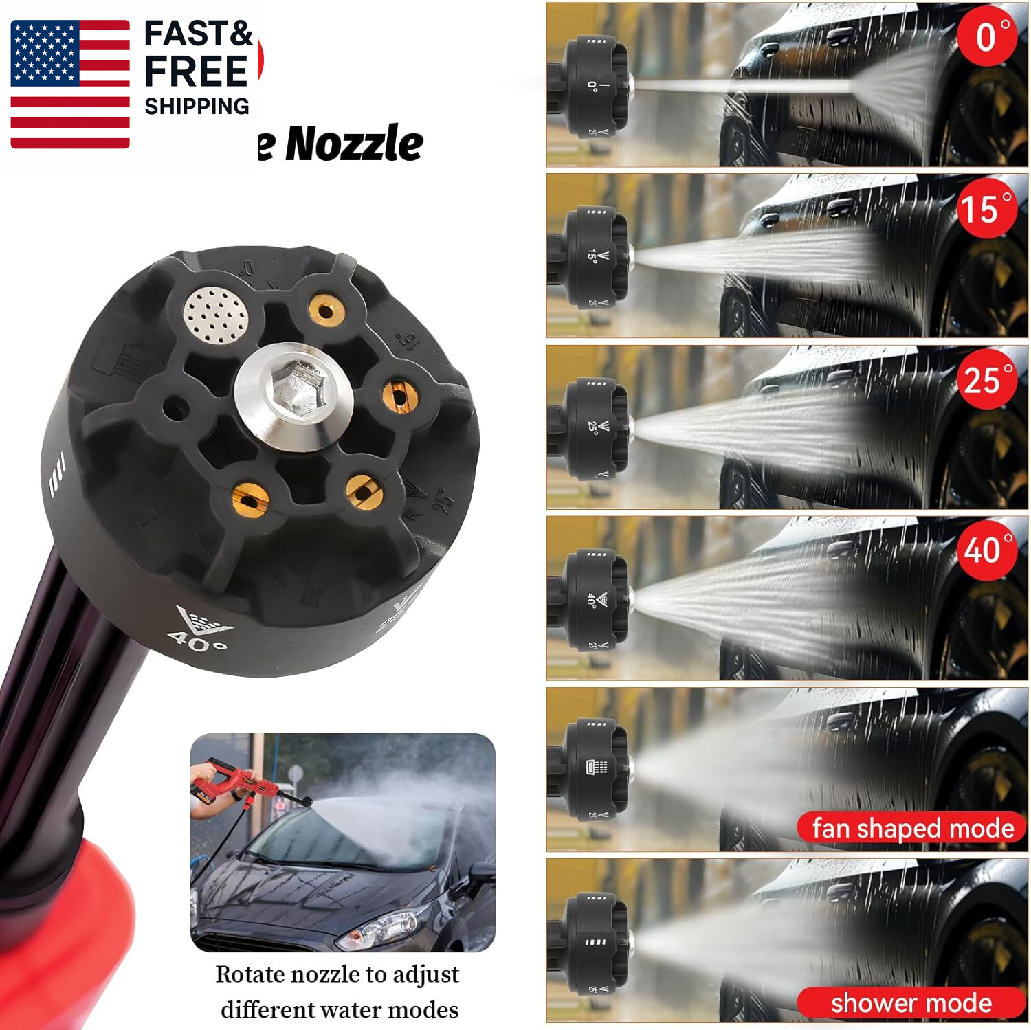 Cordless Pressure Washer for Milwaukee M18 Battery, Portable Cordless Power Wash