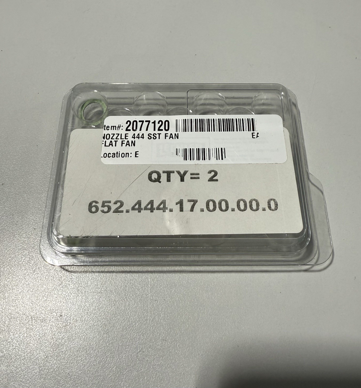 *2 QTY* LECHLER Series 652 Flat Fan Nozzle 652.444.17 / 652.444.17.00.00.0 *NEW*