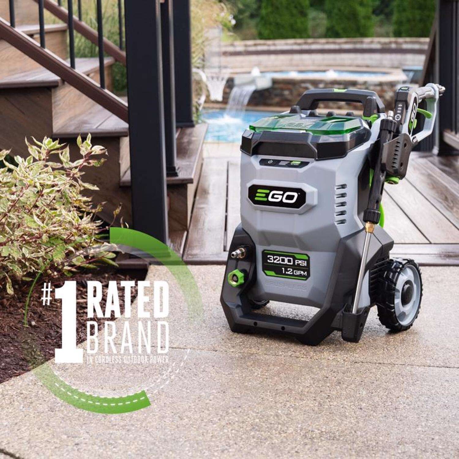 EGO HPW3200 3200 PSI 1.2 GPM 56V Cordless Pressure Power Washer (Tool Only)