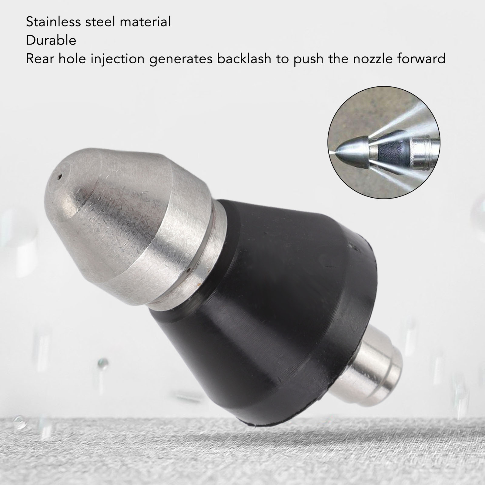 G1/4 Sewer Pipe Unclogger Cleaning Nozzle Pressure Sewer Jetter Nozzle YA MG