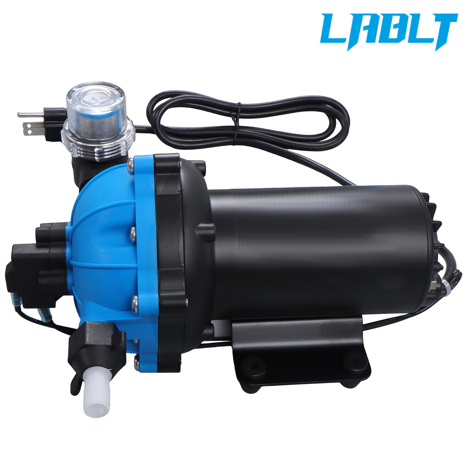 LABLT Water Pressure Booster Diaphragm Pump 5-chamber 80PSI 6GPM for House