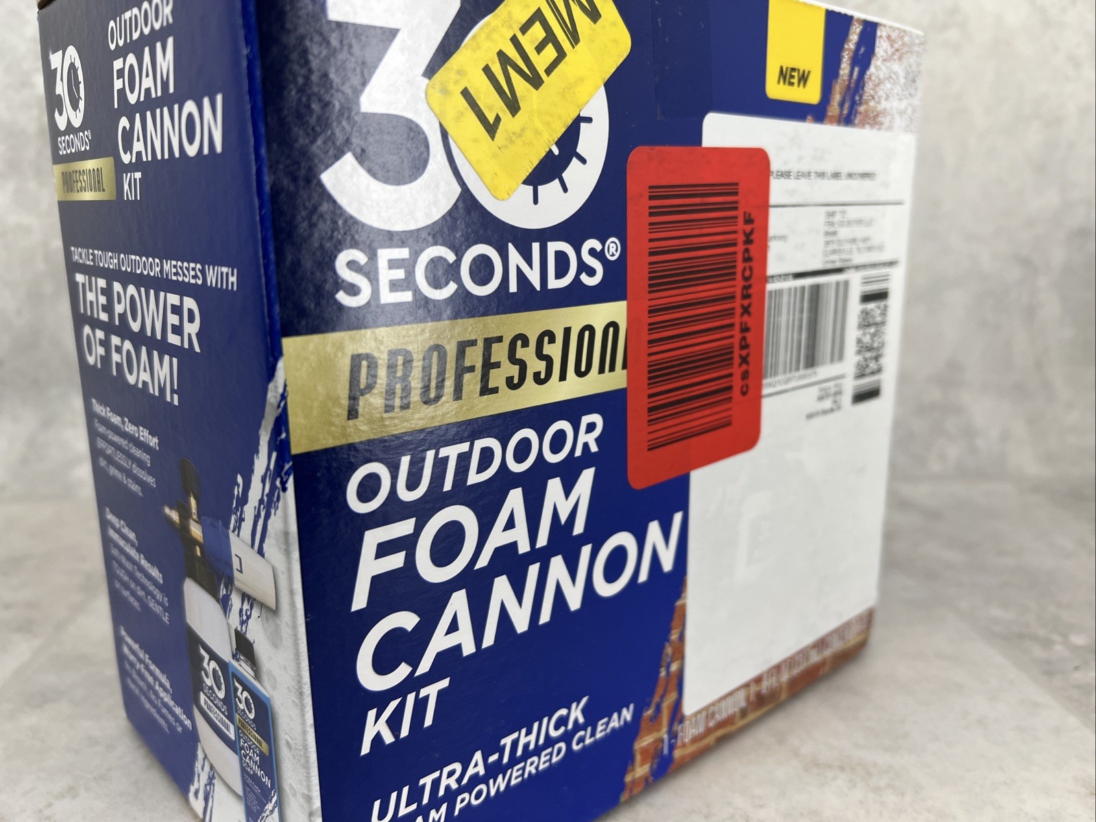 30 Seconds Foam Cannon Kit for Pressure Washer Sprayer w/ 8 oz. Soap **NEW**