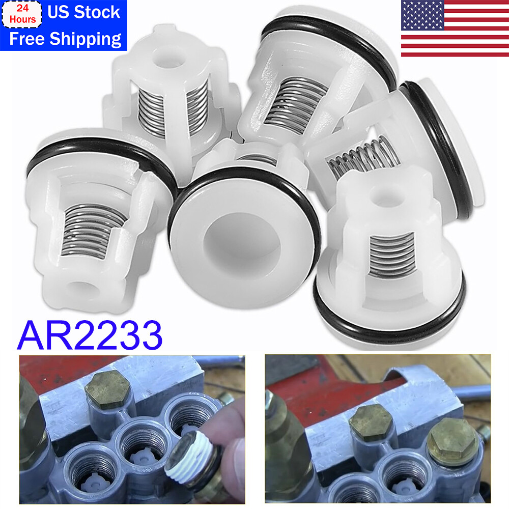 AR2233 Pressure Washer Valve Check Valve Kit for AR Annovi Reverberi RMW Rmv 6Pc