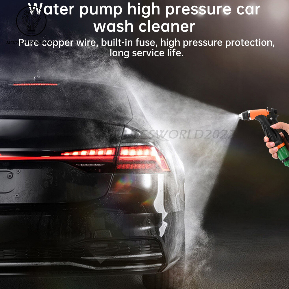 DC12V 80W High Pressure Self-Priming Car Portable Washer Water Pump Kit