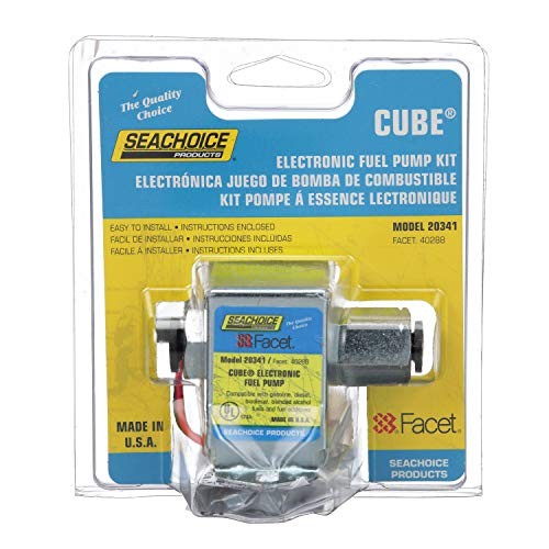 Cube Electronic Fuel Pump, 3-4.5 PSI, 12 Volt Systems