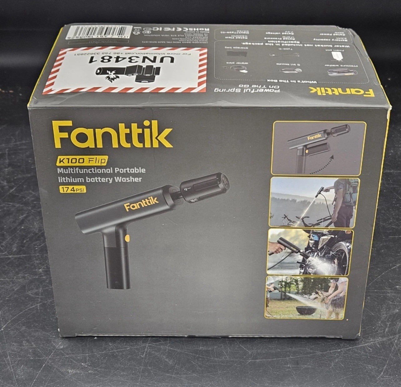 Fanttik K100 Flip Portable Cordless Sprayer Foldable Pressure Washer