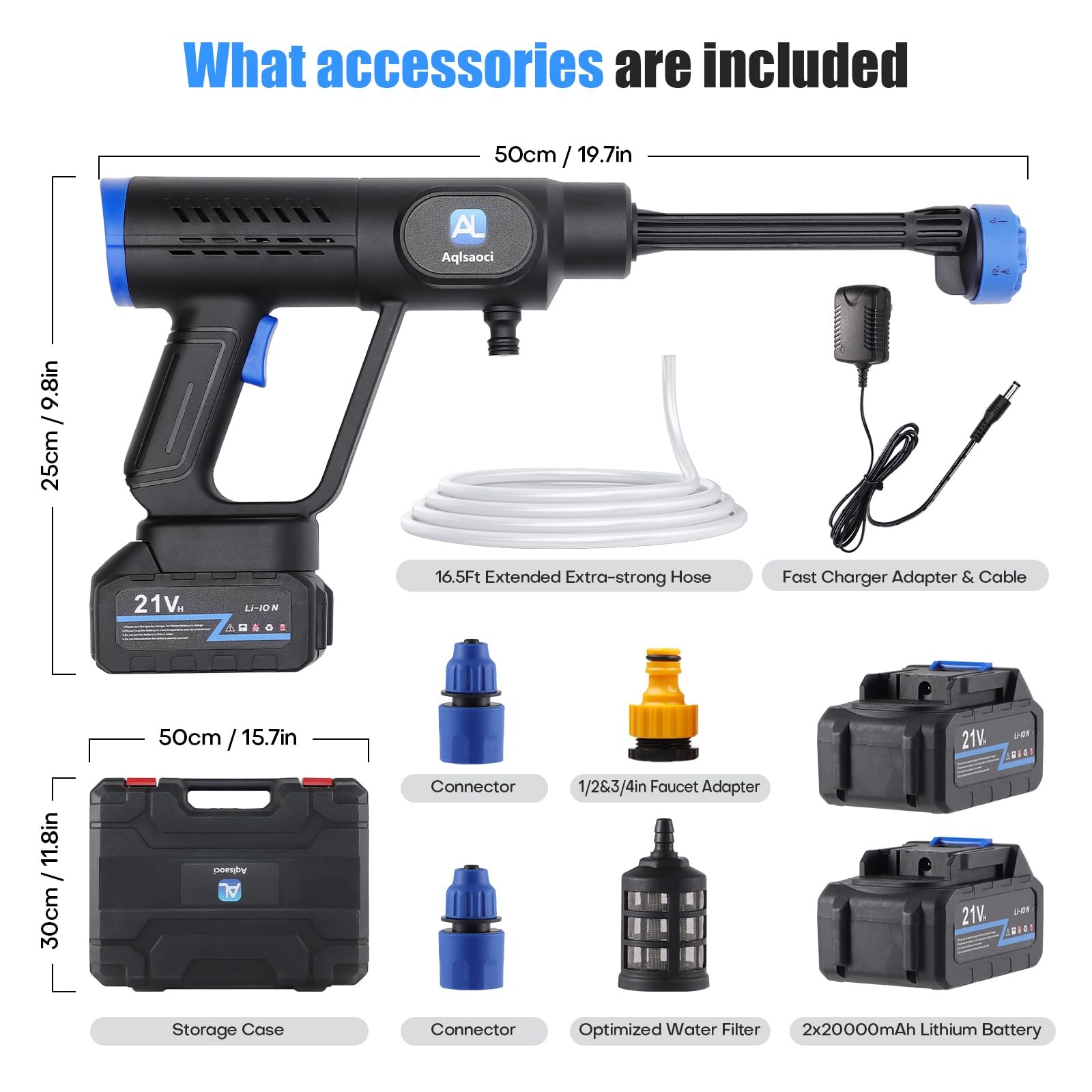 Aqlsaoci Cordless Portable Cleaning Tools Brushless Portable Power Machine Lcd