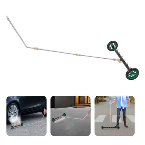 4000PSI Under Car Pressure Washer Undercarriage Cleaner Wash Broom w/ 7 Nozzles