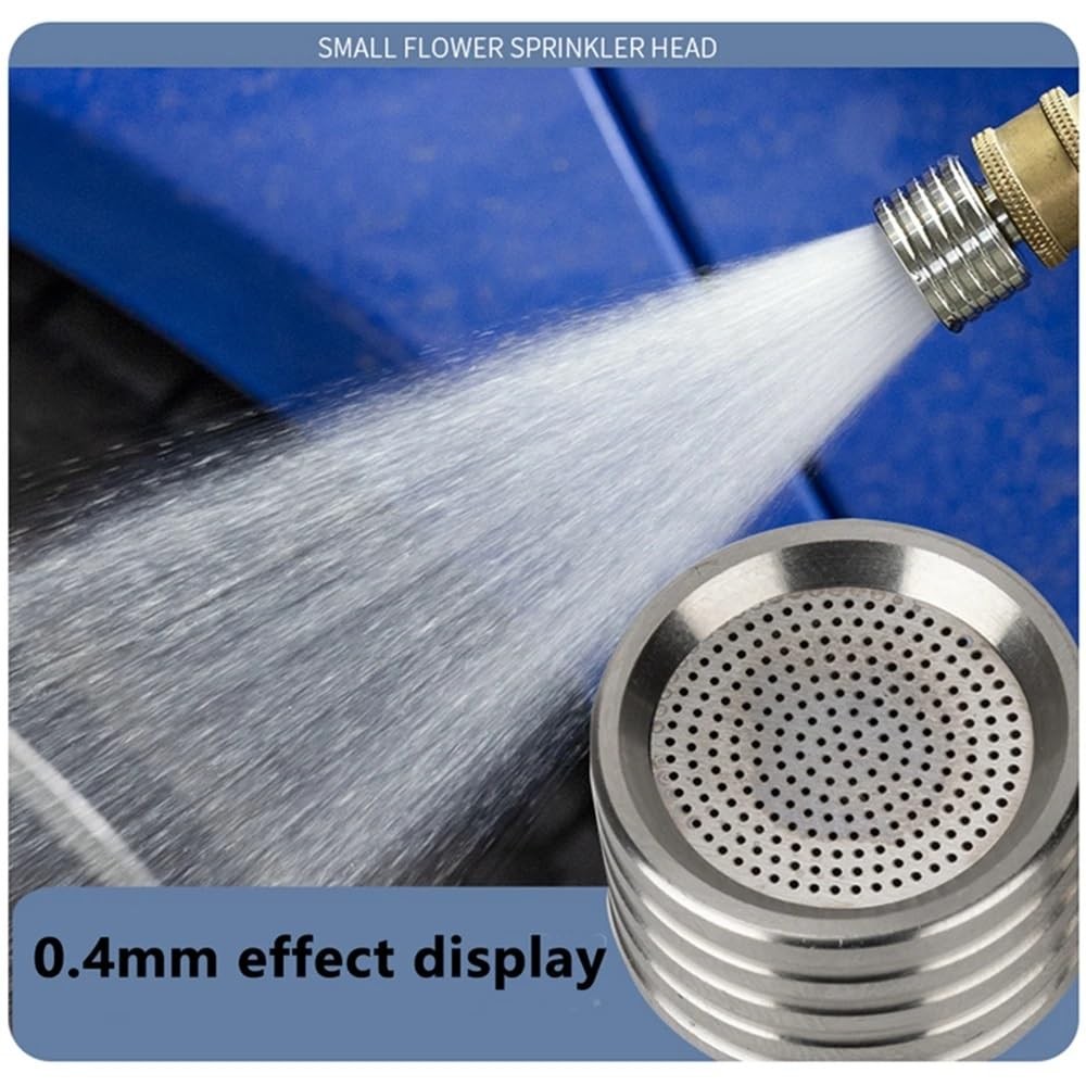 Pressure Washer Tips Spray Nozzle Soft Rain Shower Head Sprinkler with 1/4 Quick