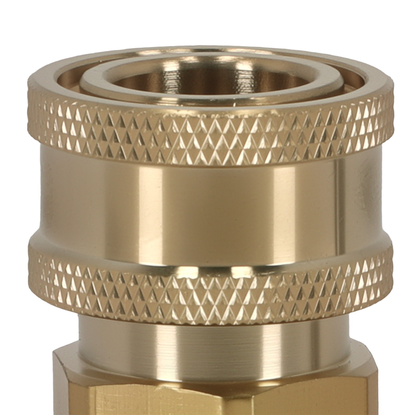 Pressure Washer Fitting Swivel M22-14mm to 3/8″ Quick Connect Brass 5000PSI 2Pcs