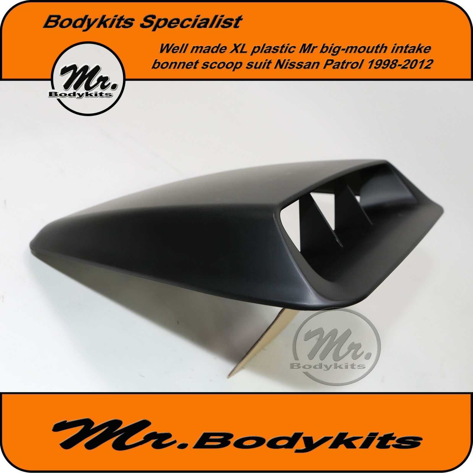 MR BIG MOUTH BONNET INTAKE SCOOP FOR NISSAN PATROL GU1/2/3/4/5/6/7/8 INTERCOOLER