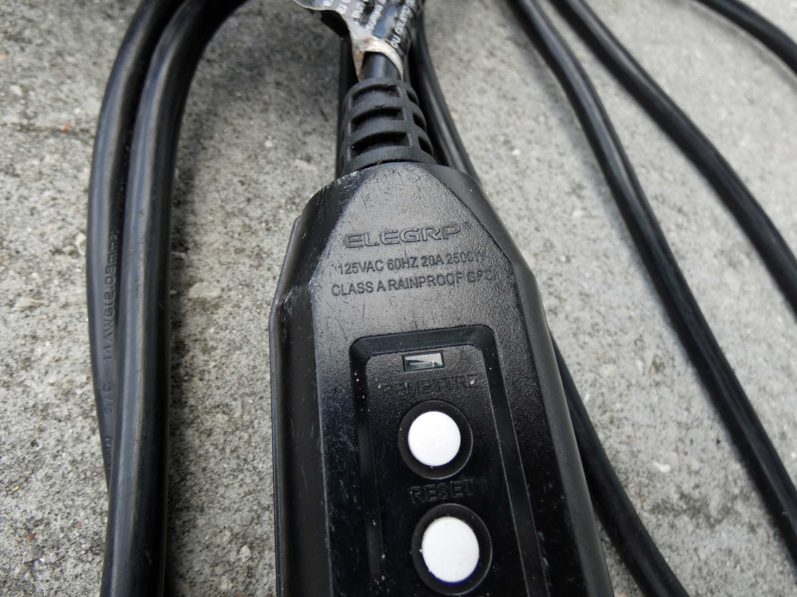 ELEGRP GFCI AC Power Cord for Electric Pressure Washer 3-Prongs @40ft Free Ship