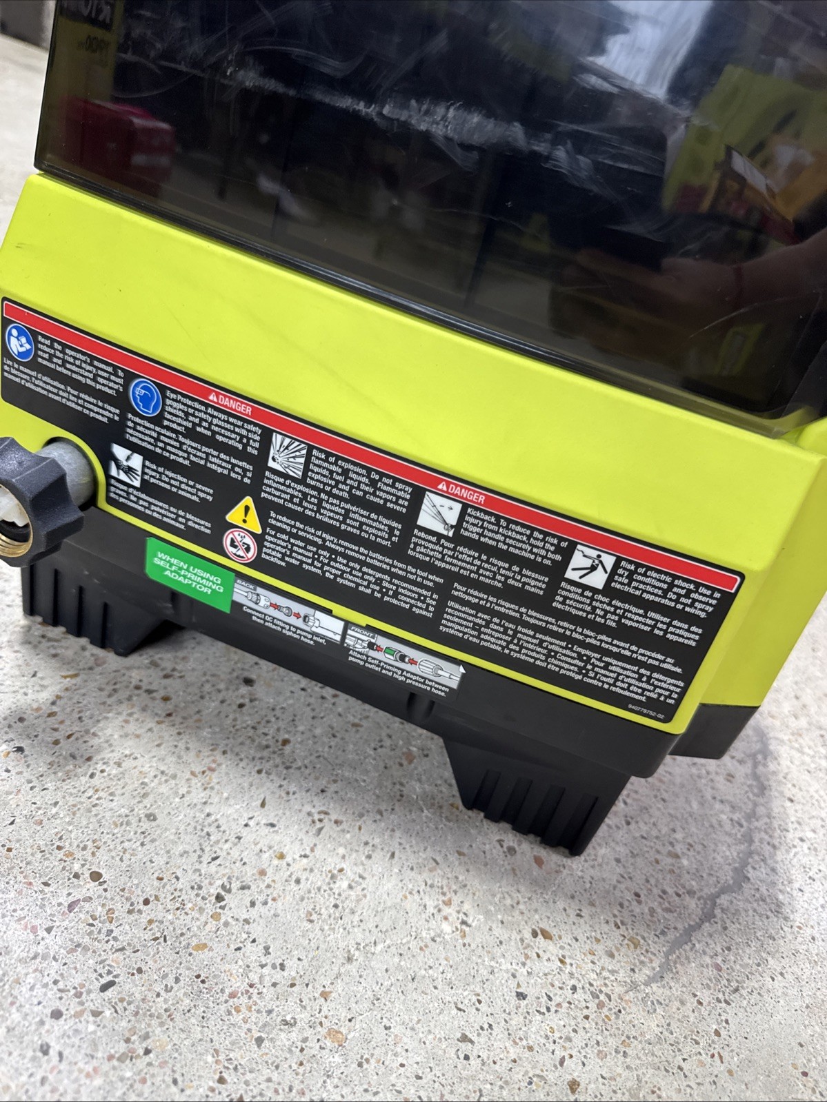 Ryobi RY40HPPW12B 40V Brushless Pressure Washer Tool Only W23