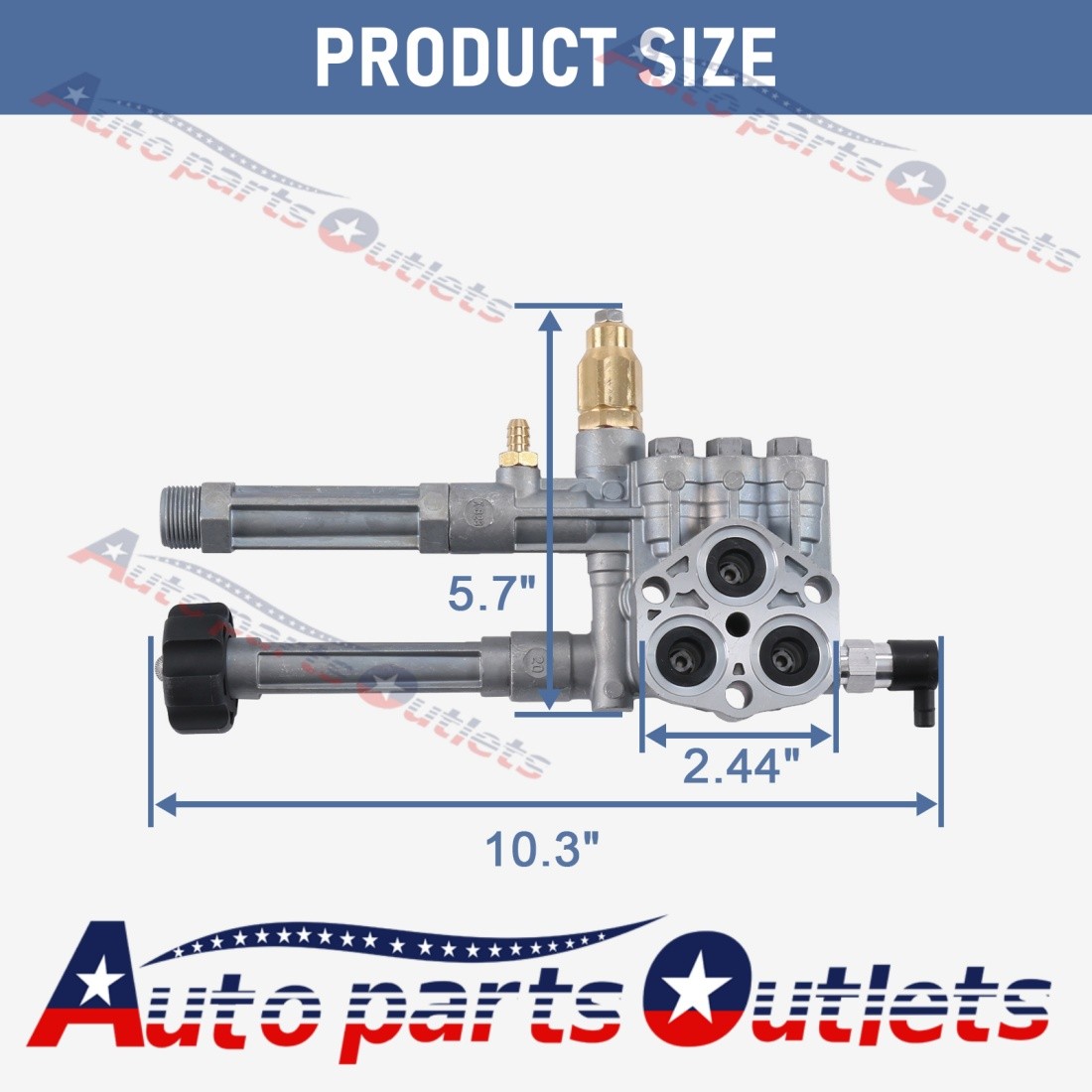 New Washer Pump Head Assy Complete Pressure AR42518 For RMW & SRMW Pumps