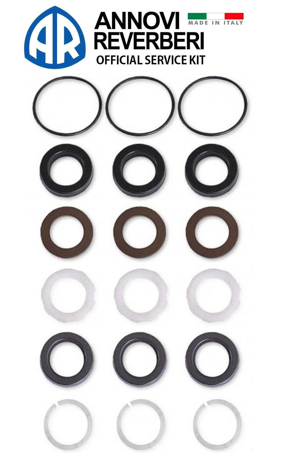 AR Annovi Reverberi OEM KIT 2874 WATER SEAL PACKING KIT 18mm For SHP, SXW, SXWA