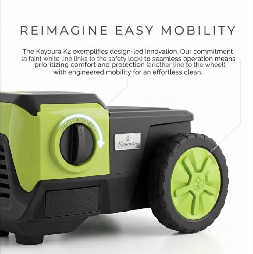 Kayoura KY-PW-X1 Corded Electric Pressure Washer 2600 PSI Hose Reel TSS