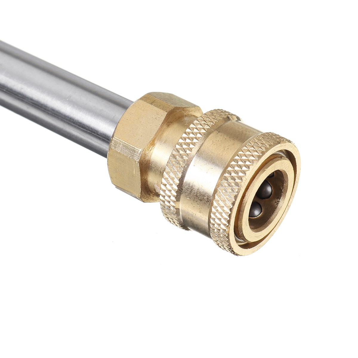 2Pcs For High Pressure Power Washer Wand 33cm Elbow +Straight Extension Lance
