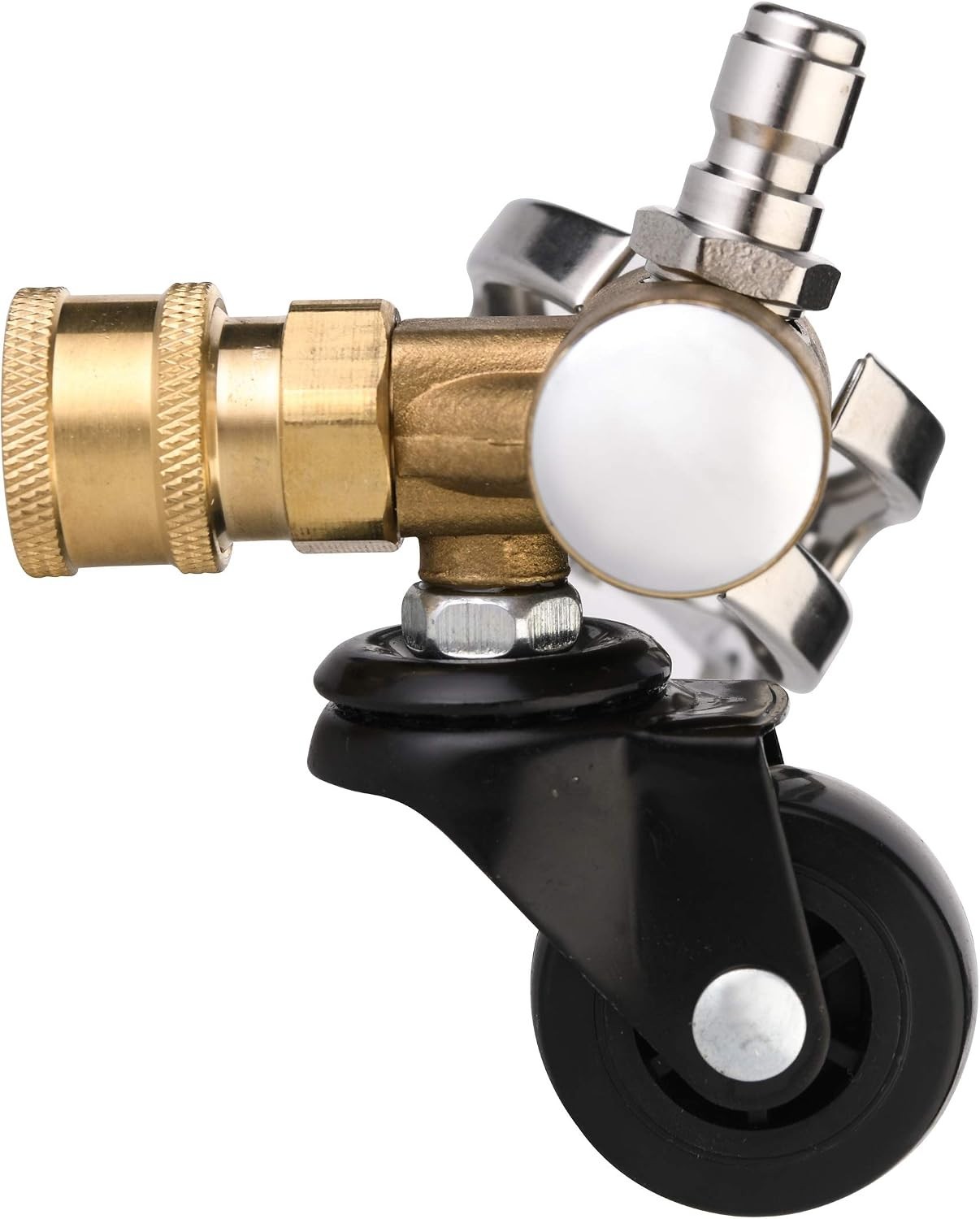 Swivel Wheel for Undercarriage Pressure Washer Attachment | Accessory for Und…